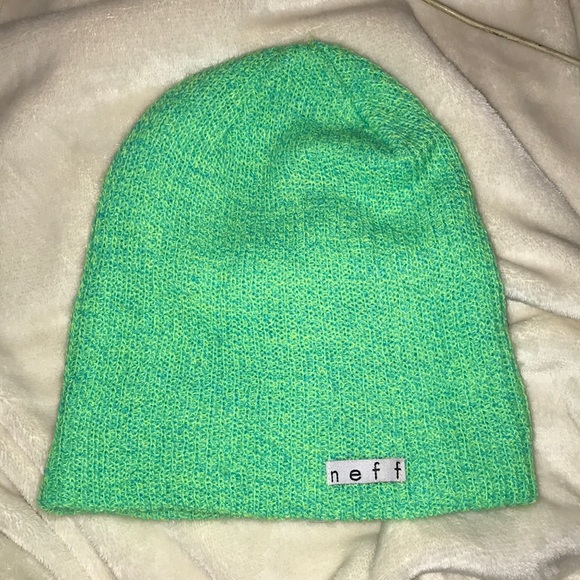 Neff Accessories - green neff beanie